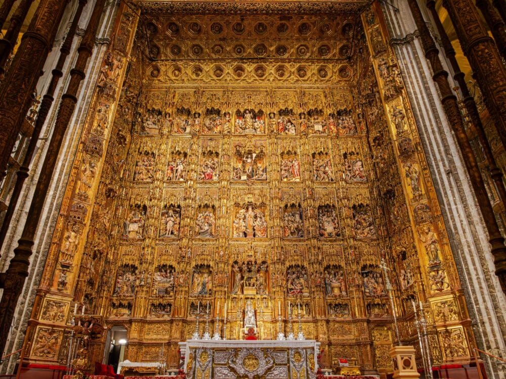 Le retable majeur de la Cathédrale de Séville