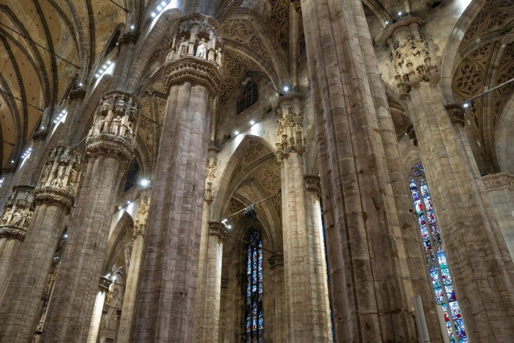 L’intérieur du Duomo de Milan
