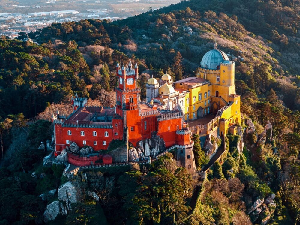 Palais de Pena et parc à Sintra au Portugal
