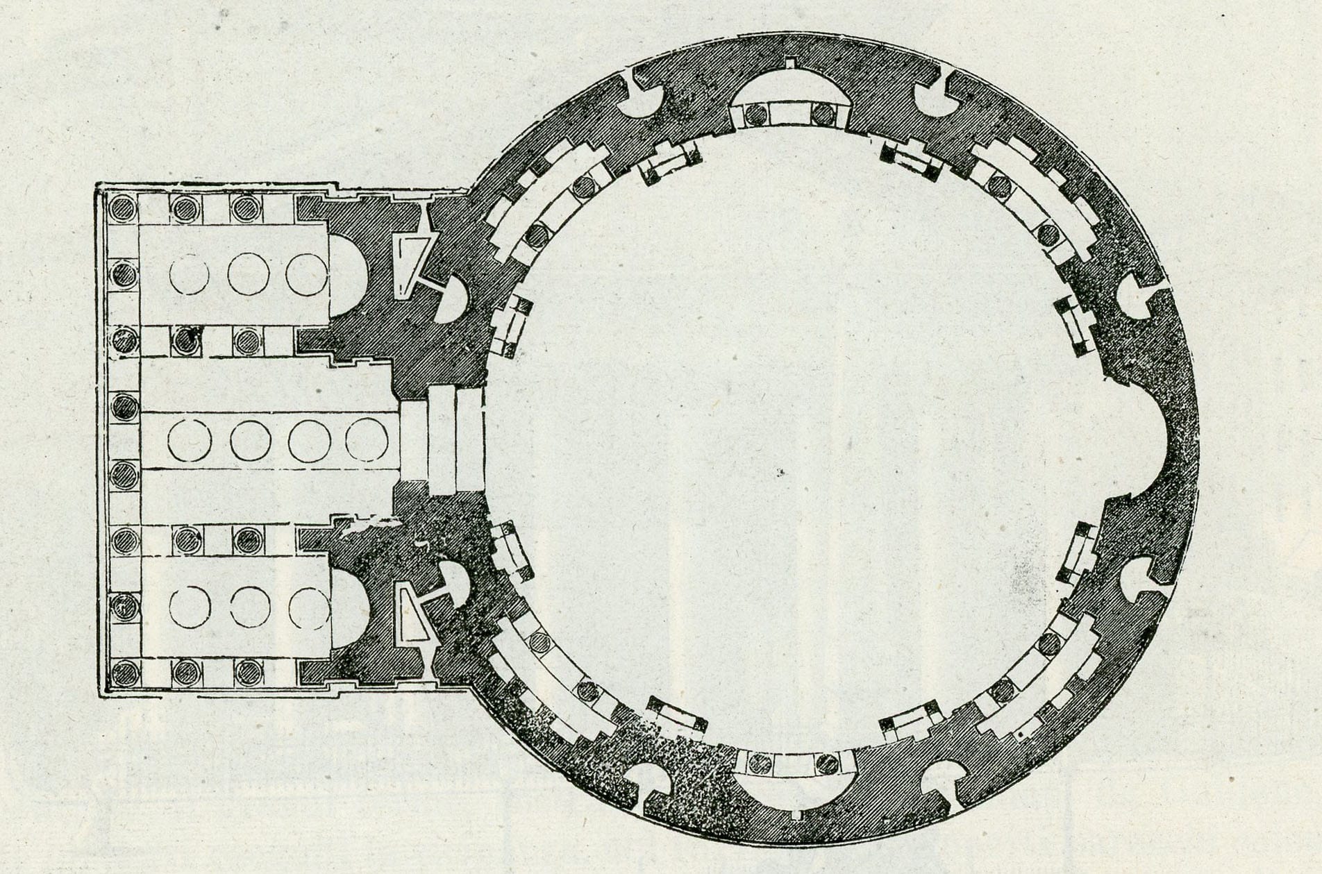 Plan du Panthéon (1894)