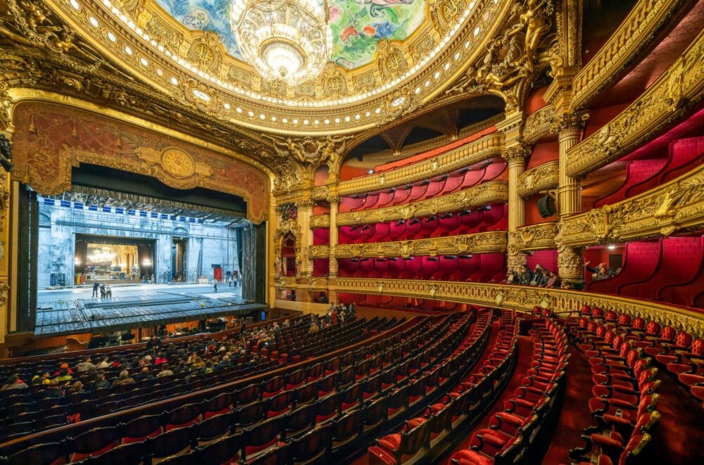 La salle de spectacle de l'Opéra Garnier