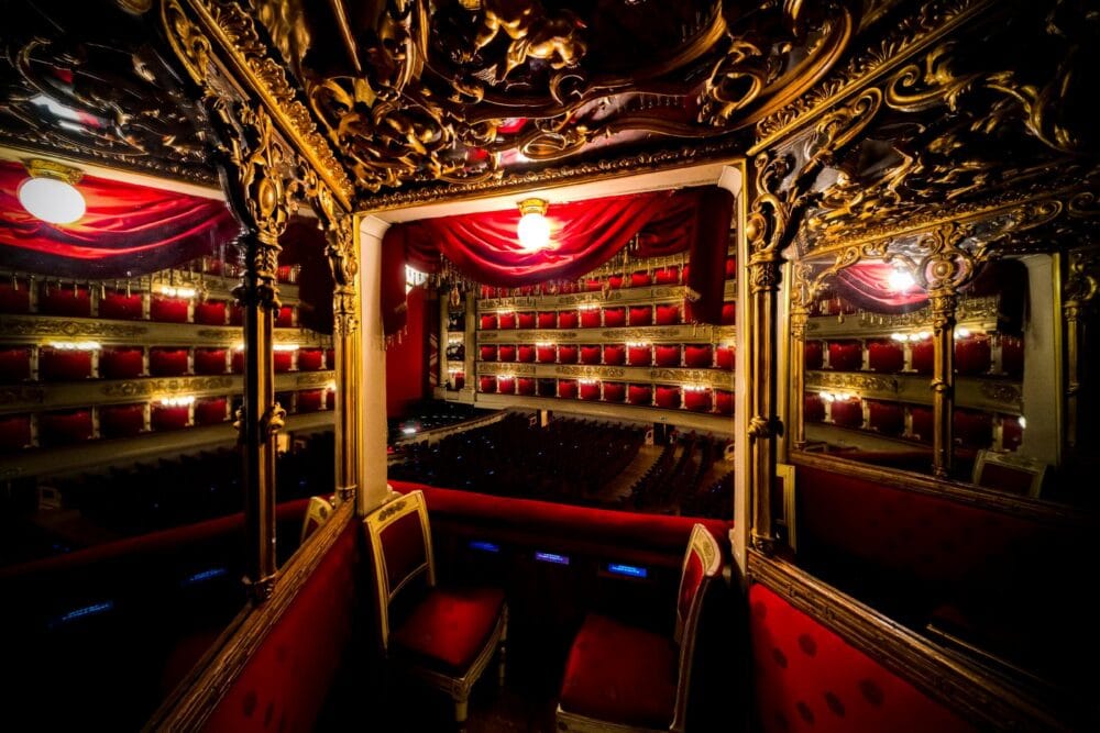 Salle principale de la Scala de Milan
