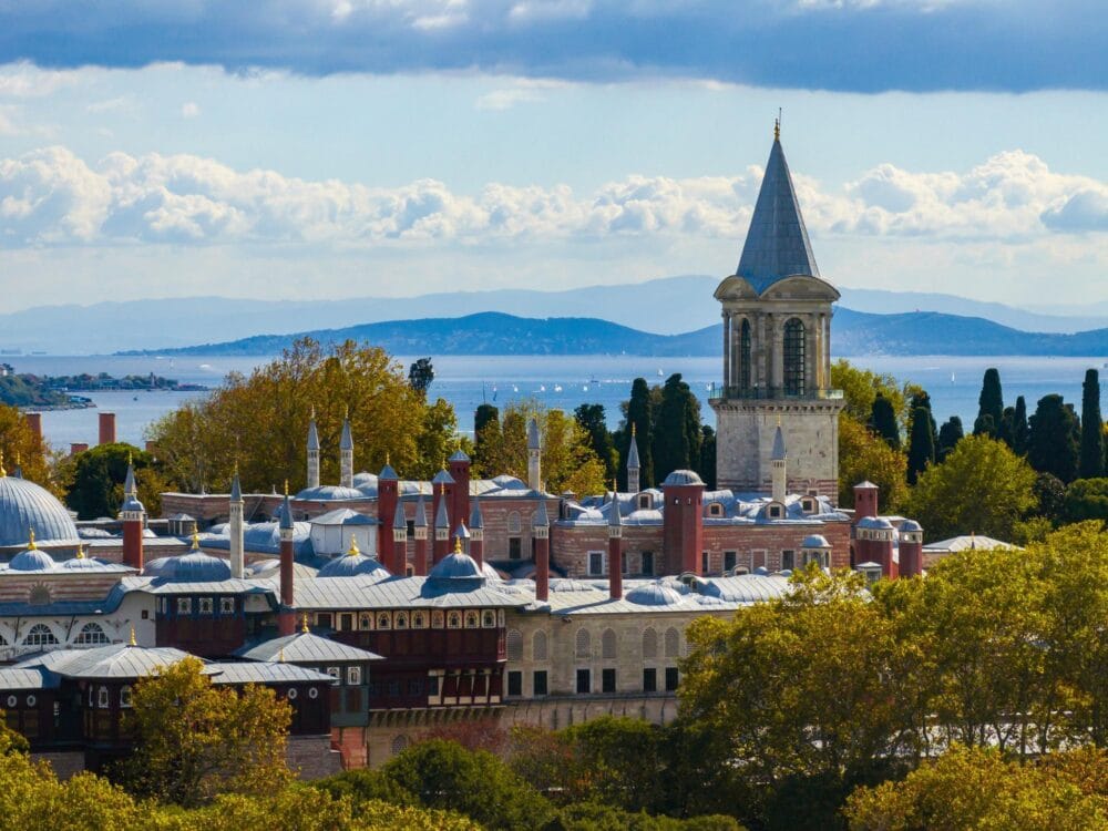 vue aérienne palais Topkapi