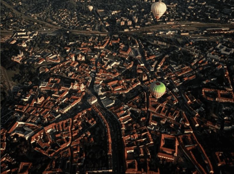 Billet Vilnius : vol en montgolfière avec transfert à l'hôtel