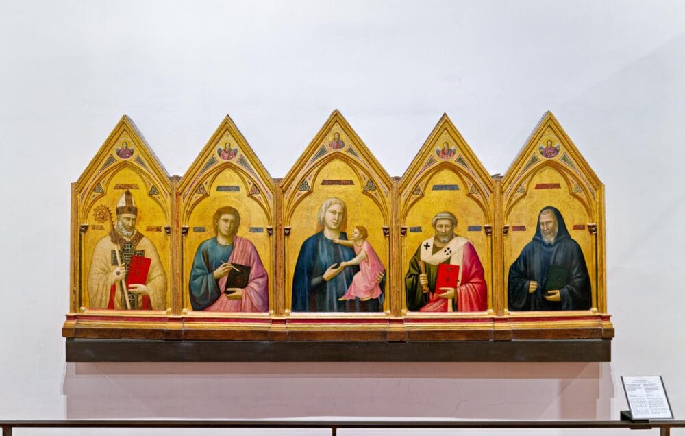 Les salles dédiées à Giotto et au Trecento à la Galerie des Offices