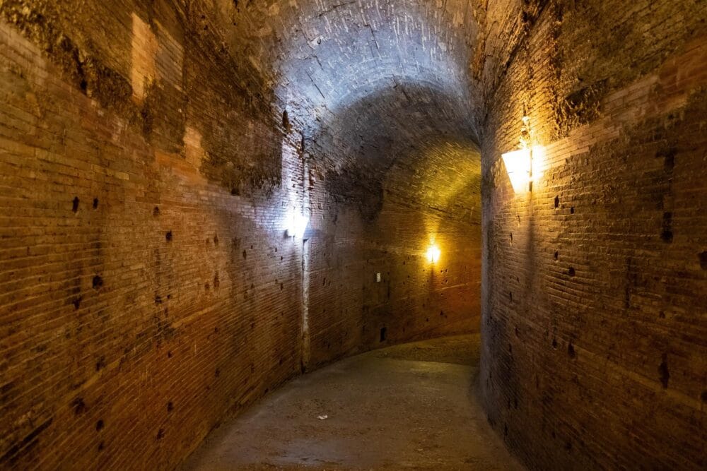 La rampe hélicoïdale du Château Saint-Ange à Rome