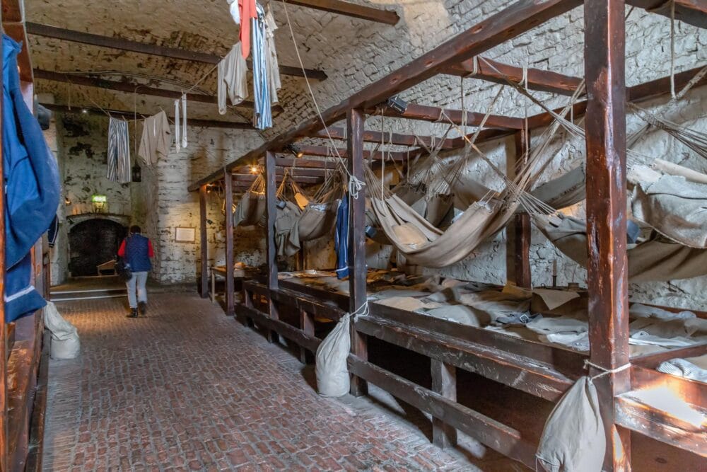 Prisons au coeur du Chateau d'Édimbourg