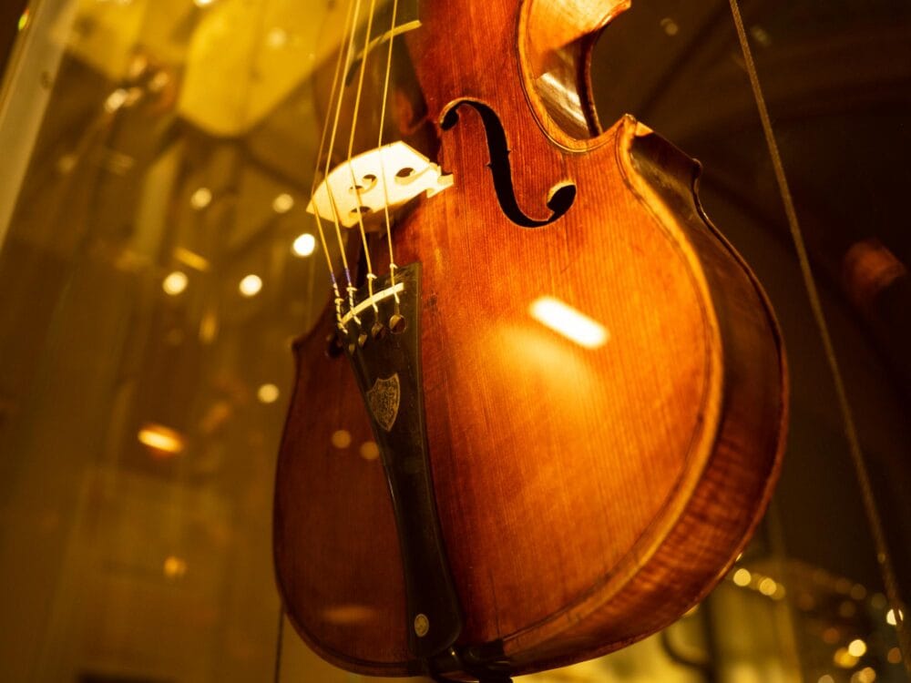 Violon Stradivarius à la Galerie de l'Académie de Florence