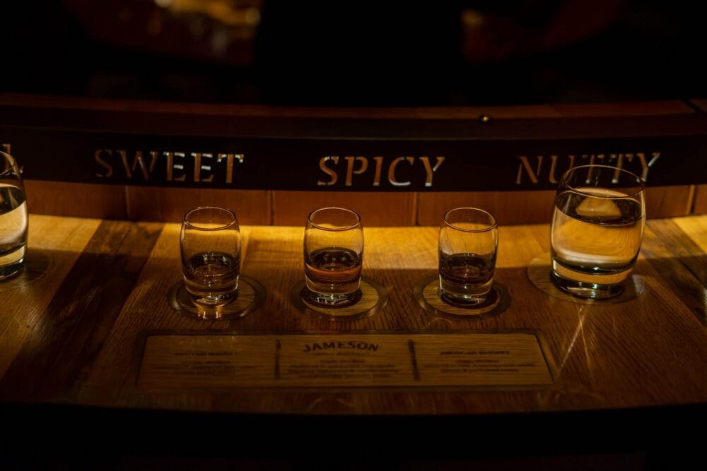 Whisky tasting à la Distillerie Jameson Bow Street